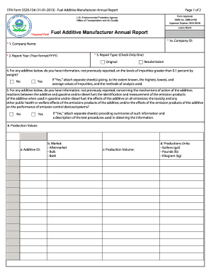 Epa Form 3520 13a