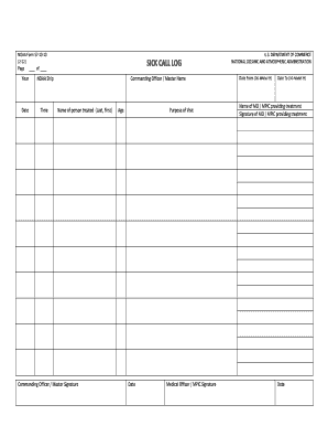 Noaa Forms 57 10 10