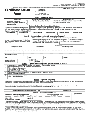 Pto 2042a  Form