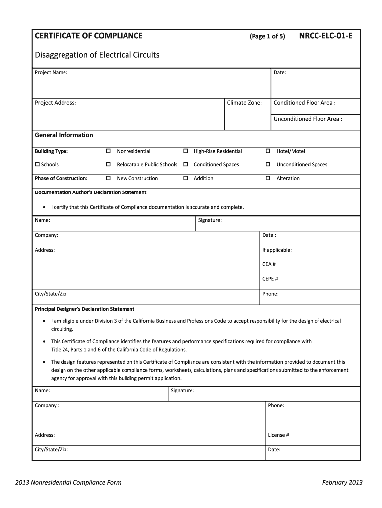  Elc 01 Form 2013