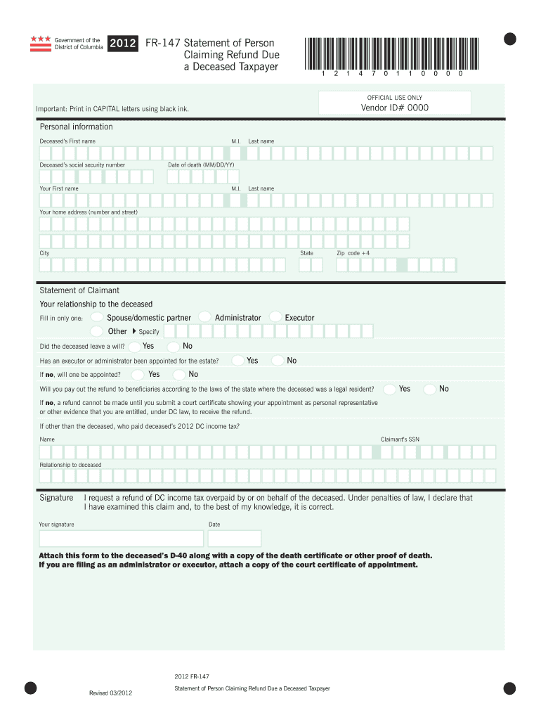  DC Schedule H TY Draft FAQs DOCX  DC Gov 2012