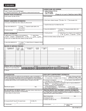 Delta Dental of Illinois Referral Claim Form