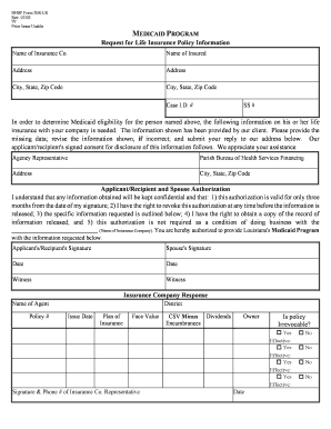 Bhsf Claim Form