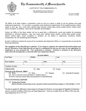 Osas Voluntary Self Identification Form