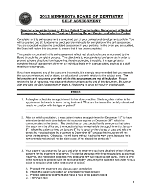 Www Dentalboard State Mn Us Portals 3 Selfassessment Sa Final  Form