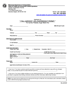 Minnesota Department of Transportation Dot State Mn  Form