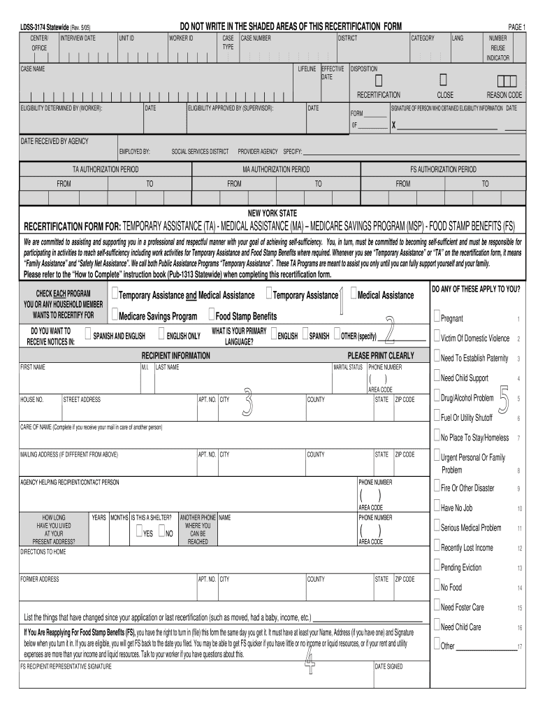  Ldss 3174 Form 2005-2024