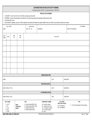 Ngb Form 105