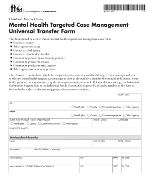 Dhs Transfer Form