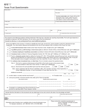 Texas Form Ap 231