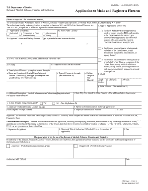 Form 1 ATF Atf