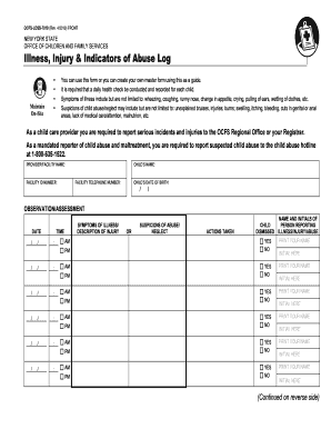 Ocfs Daily Health Check Form