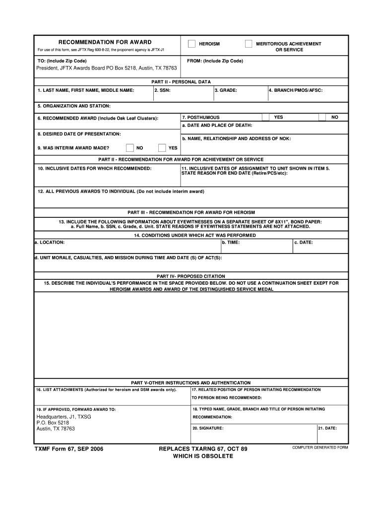 Txmf  Form