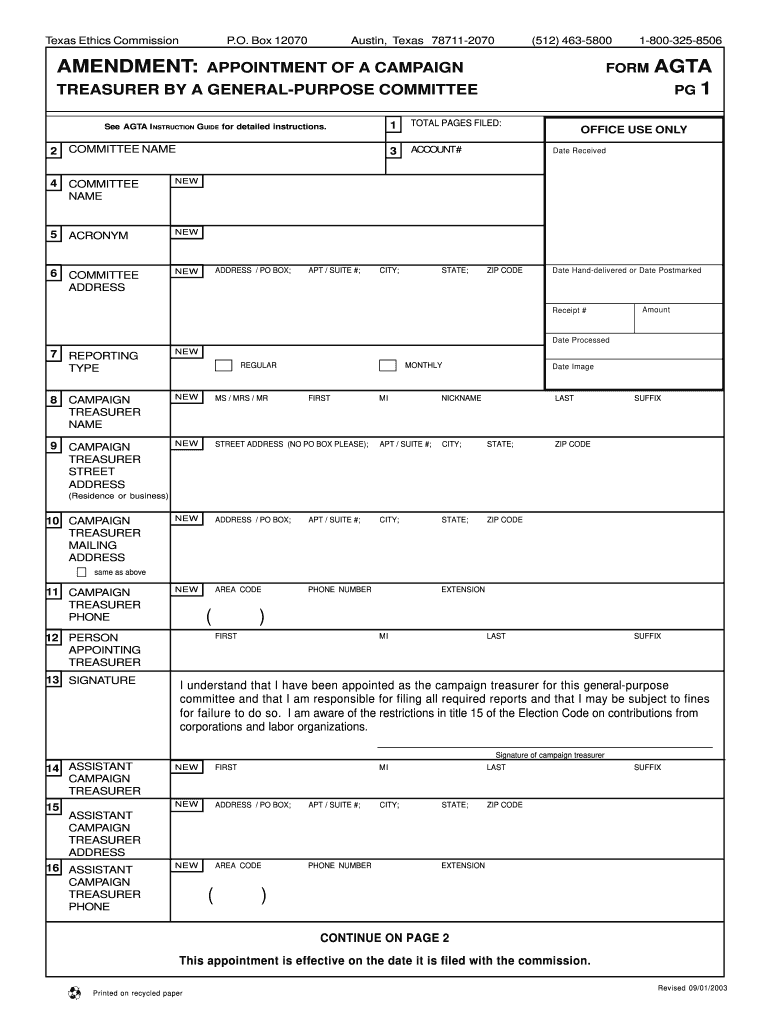  Form Agta 2003-2023