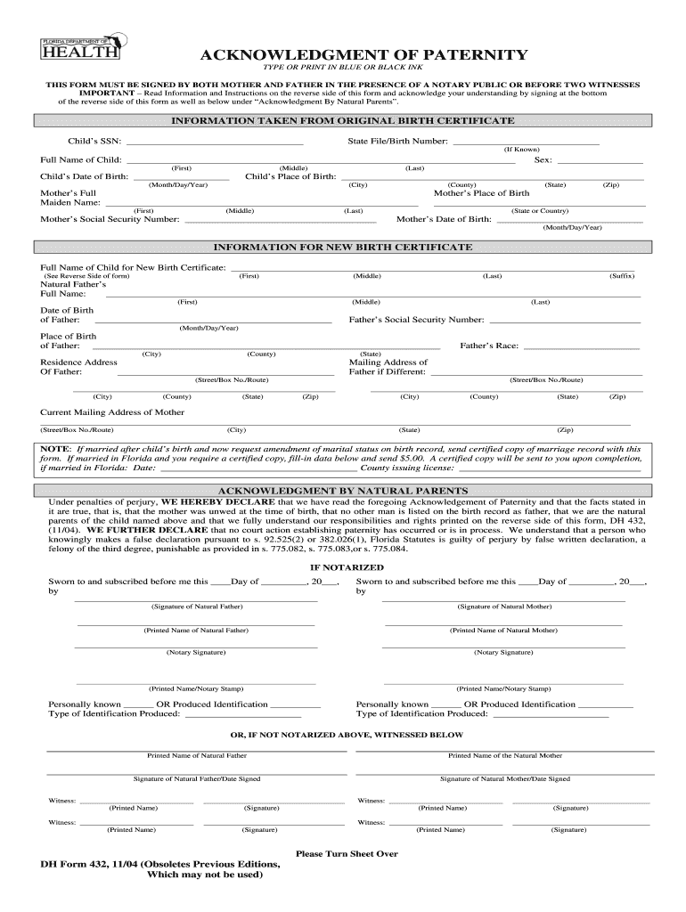  Parent Acknowledgement Form Texas 2004