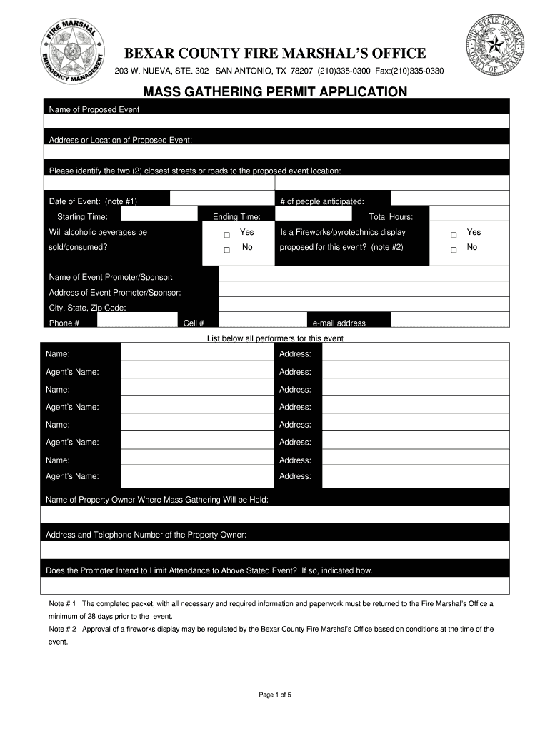 Bexar County San Antonio Tx  Form