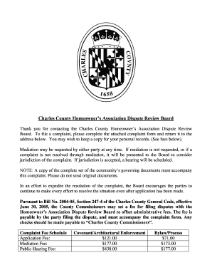 PDF Charles County Housing Authority Maryland  Form