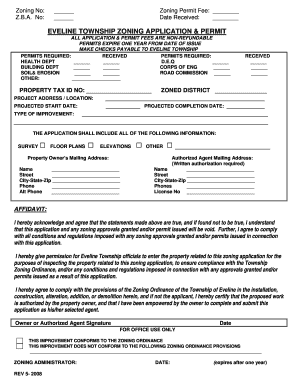 Zoning Permit Application Charlevoix County Charlevoixcounty  Form