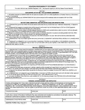 Usarak Form 410e