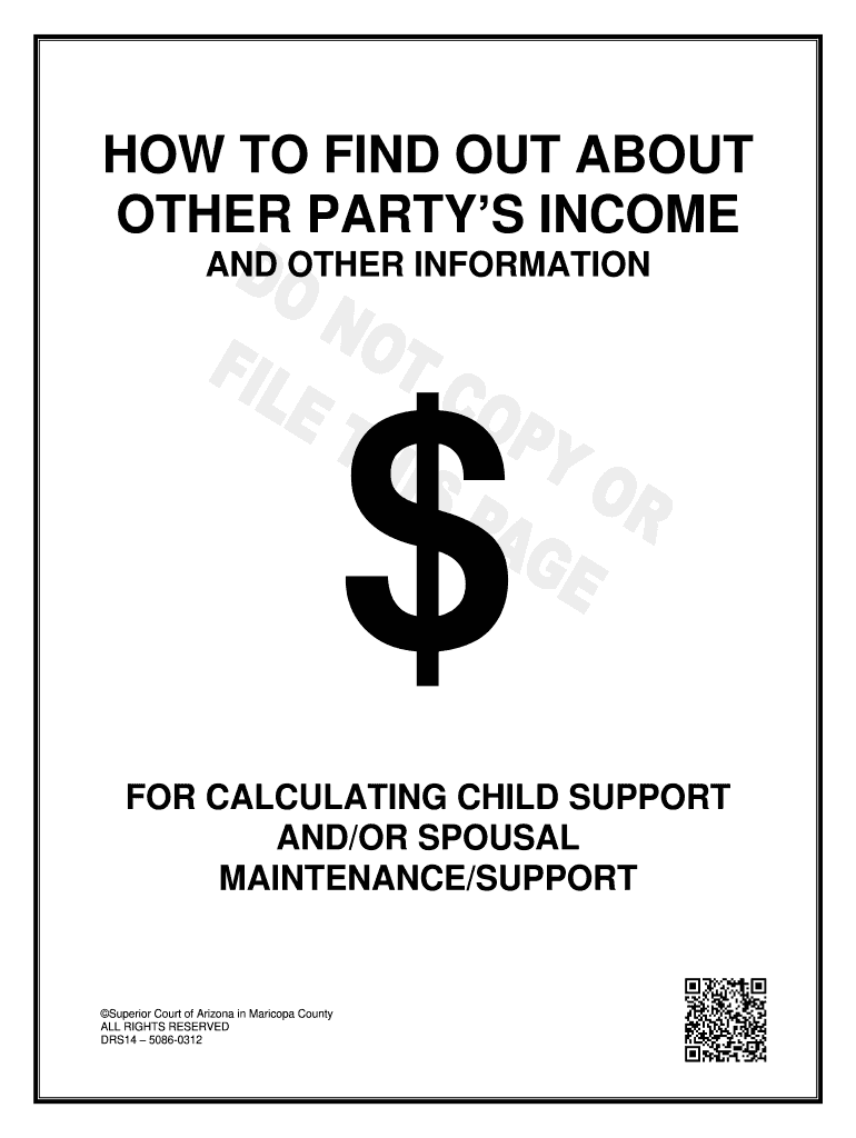 How to Find Out About Other Partys Income Az Form