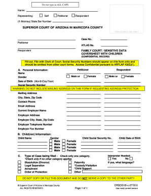 Forms for Grandparent Vivition in Pima County Arizona