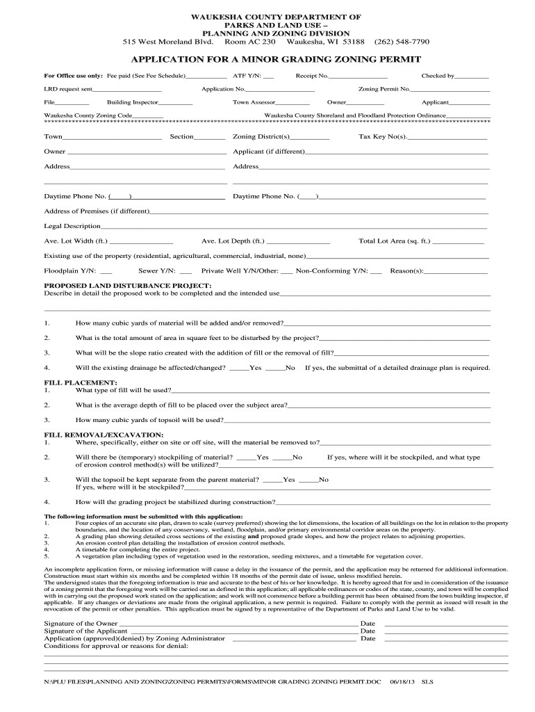  Application Form  Waukesha County  Waukeshacounty 2013-2023