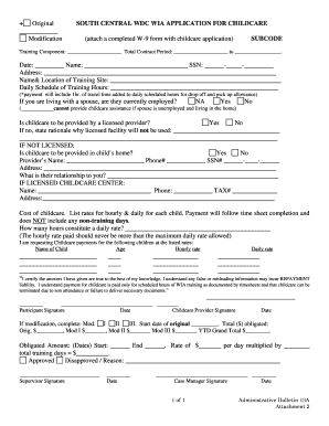 Daycare Timesheets  Form