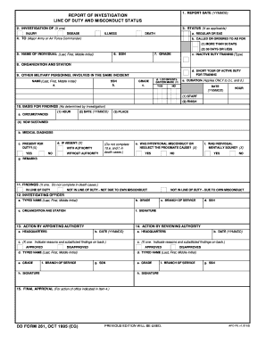 Dd Form 261