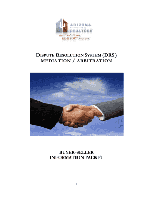 Buyer Seller Dispute Packet Arizona Association of REALTORS  Form