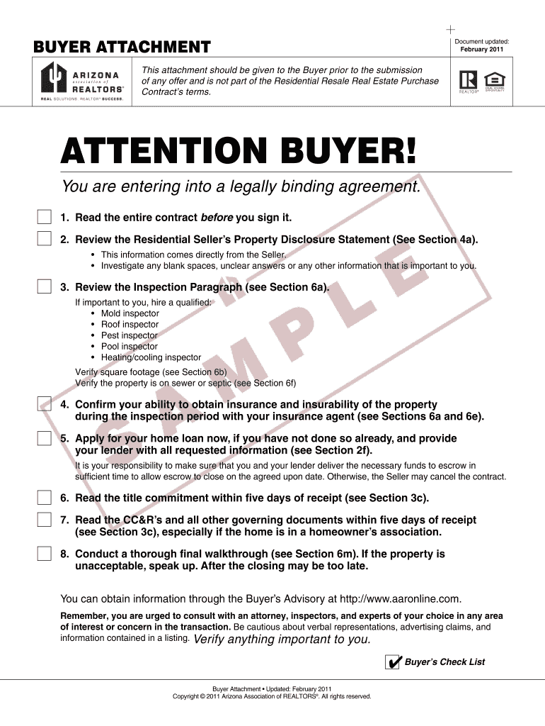 Residential Resale Real Estate Purchase Contract  Form