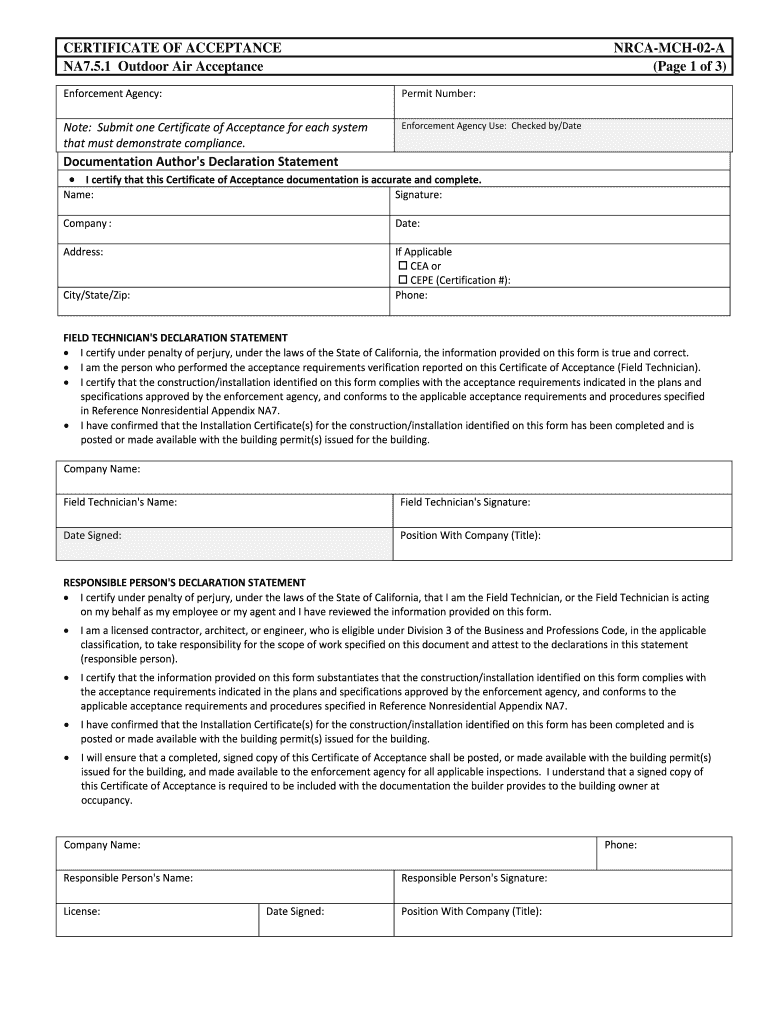 Nrca Mch 02 a  Form