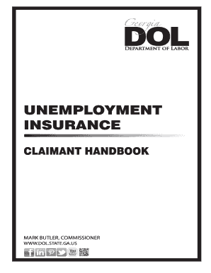 Georgia Unemployment Handbook  Form