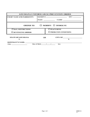 When to Use Lpor 13 in Louisiana Form