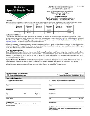 Midwest Special Needs Trust  Form