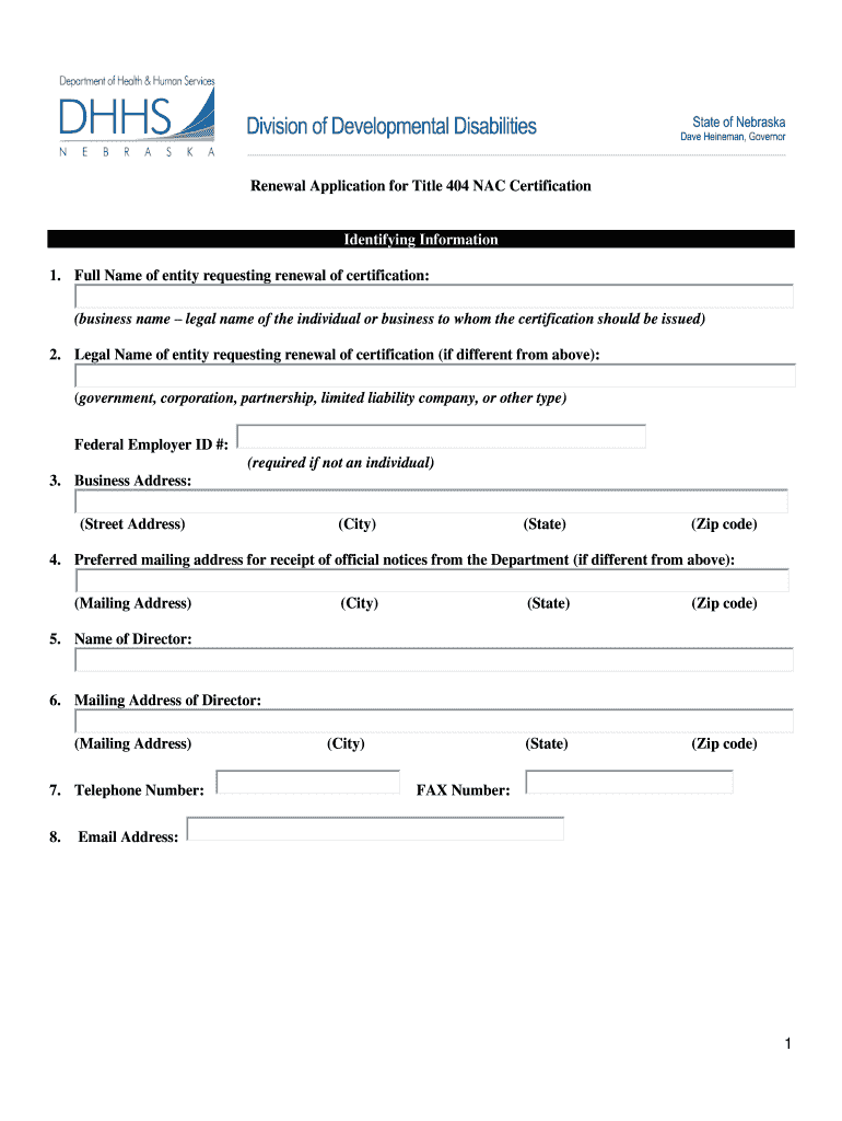 Get and Sign 404 Nac  Form