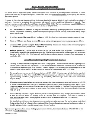 Nevada Form Nucs 4460
