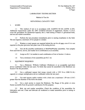 Penndot Ptm  Form