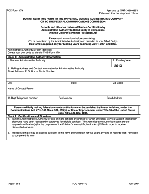 Form 479 Fillable