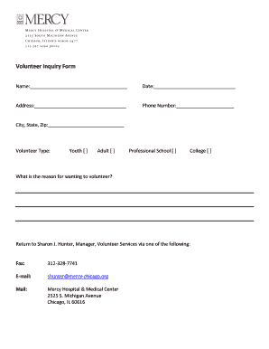 Mercy Hospital Discharge Papers  Form