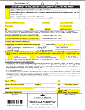  Download Form PDF Summerlin Hospital Medical Center 2013-2024