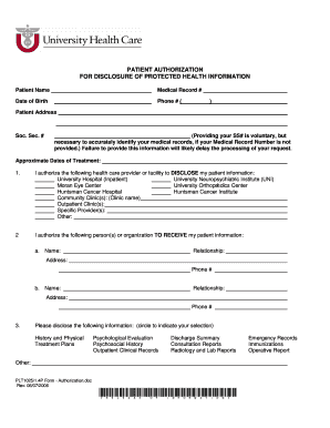 Get and Sign Medical Record Release Form University of Utah Health Care Healthcare Utah 2006-2022