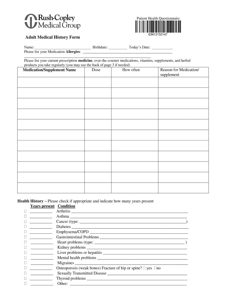 Rush Copley  Form