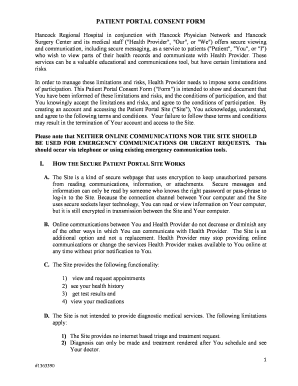 Patient Portal Consent Form