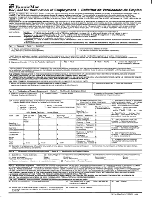 Fannie Mae Form 1005 Example