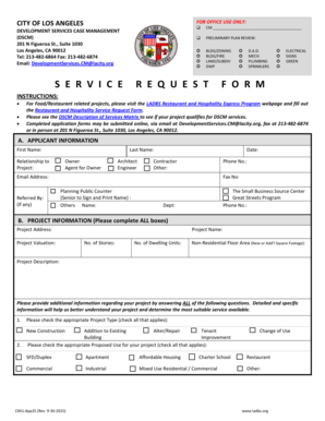 SERVICE REQUEST FORM Ladbsorg