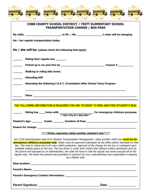 Ga Cobb District  Form