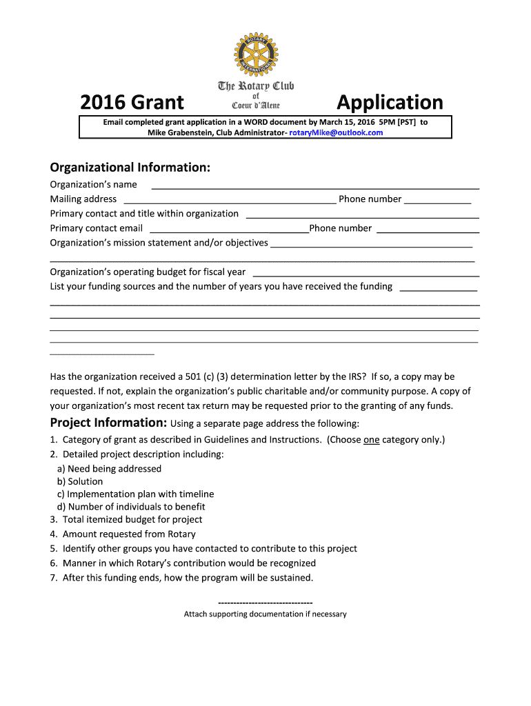 Grant Application  Net  Form