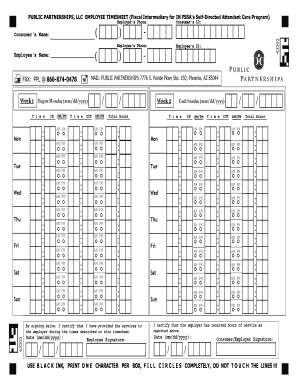 Ppl Time Sheets Printable  Form