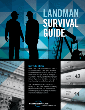 LANDMAN SURVIVAL GUIDE American Association of Landman  Form