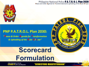 Pnp Patrol Plan 2030 Manual PDF  Form